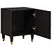 Comodino con porta 2 pcs Nero 40 x 33 x 46 cm - Foto miniatura 3