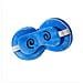 Cuscino A U 2-in-1 Blu E Mascherina Per Dormire - Ideale Per Viaggi E Riposini - Foto miniatura 6