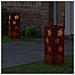 Faro LED solare per sentieri 2 pcs Ruggine - Foto miniatura 3