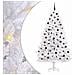 Albero di Natale Artificiale con Rami Pieghevoli Bianco 210 cm - Foto miniatura 1