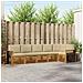 Set divani 6 pcs Naturale e Beige Legno di Acacia Massello - Foto miniatura 2