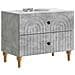 Armadio da Notte con cassetto Grigio Cemento 62 x 34,5 x 48 cm - Foto miniatura 2