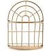 Mensola Doppia Arch In Ferro E Rattan — 34,5x18x45,5 Cm - Foto miniatura 2