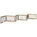 Cancello per cani pieghevole con supporti 6 pcs Rovere Sonoma - Foto miniatura 1