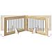 Cancello per cani pieghevole con supporti 6 pcs Rovere Sonoma - Foto miniatura 6