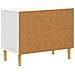 Comodino Bianco 62 x 34,5 x 48 cm Legno ingegnerizzato - Foto miniatura 5