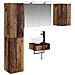 Set di mobili per il bagno 5 pcs Legno antico - Foto miniatura 1
