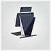 Custodia Per Ipad Air M3 13 Con Supporto Blu Amazingthing - Foto miniatura 5