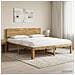 Letto matrimoniale con testiera ROSTOCK Bianco 200 x 200 cm - Foto miniatura 4