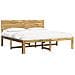 Letto matrimoniale con testiera ROSTOCK Bianco 200 x 200 cm - Foto miniatura 1