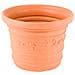 Vaso per piante colore impruneta ciotola in resina cm D 40xH 30 - Foto miniatura 3