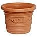 Vaso per piante colore impruneta ciotola in resina cm D 40xH 30 - Foto miniatura 5
