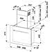Cappa a Parete FSMI 605 BK 60 cm Colore Cristallo Nero - Foto miniatura 4
