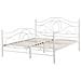 Letto Matrimoniale Design Moderno In Metallo Bianco 180x200cm Lyra - Foto miniatura 11