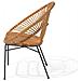 Sedia In Rattan Beige Sarita - Foto miniatura 11