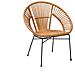 Sedia In Rattan Beige Sarita - Foto miniatura 8