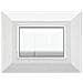Placca Placchetta Placchette Compatibili Per Serie Axolute Sq Colorate - Bianco 3 - Foto miniatura 1