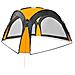 Tenda Per Feste Con Led E 4 Pareti 3,6x3,6x2,3 M Gialla - Foto miniatura 4