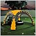Tenda Per Feste Con Led E 4 Pareti 3,6x3,6x2,3 M Gialla - Foto miniatura 1