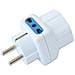 Adattatore Triplo IPW-TRP1040 a Prese Bipasso Spina Schuko Colore Bianco - Foto miniatura 2