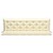 Cuscini Panca Giardino 2pz Bianco Crema 200x50x7 Tessuto Oxford - Foto miniatura 2