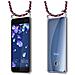 Catena Di Telefoni Cellulari Compatibile Con Htc Ocean / U11 In Rosso Blu Bianco - Coperchio Protettivo In Silicone Con Anelli D'argento, Cinturino In Corda E Custodia Staccabile - Foto miniatura 8
