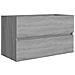 Mobile Sottolavabo Grigio Sonoma 80x38,5x45cm Legno Multistrato - Foto miniatura 2