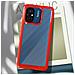 Cover Antiurto Xiaomi Redmi 12c Retro Rigido Blocco Fotocamera Rialzato Rosso - Foto miniatura 2