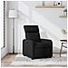 Poltrona Reclinabile In Tessuto Nero - Foto miniatura 1