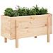 Fioriera Rialzata Da Giardino 101x50x57 Cm Legno Massello Pino - Foto miniatura 2
