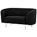 Divano 2 Posti Loen Bouclé Nero - Foto miniatura 5
