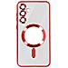 Cover Magsafe Per Samsung S24 In Silicone Bordo Cromato - Foto miniatura 1
