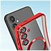 Cover Magsafe Per Samsung S24 In Silicone Bordo Cromato - Foto miniatura 5