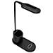 Lampada Led Da Comodino E /o Tavolo Con Caricatore A Induzione Qi 10w, Nero - Foto miniatura 1