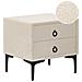 Comodino 2 Cassetti Sezanne Bouclé Bianco Sporco - Foto miniatura 2