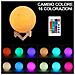 Lampada Tavolo Luna 15cm Luce LED RGB Cambio Colore Moon Lamp USB Telecomando - Foto miniatura 3