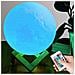 Lampada Tavolo Luna 15cm Luce LED RGB Cambio Colore Moon Lamp USB Telecomando - Foto miniatura 4