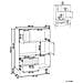 Scaffale Lynwood 140 Cm Marrone Chiaro - Foto miniatura 7