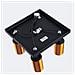 Lampada Da Soffitto Winx 4 Nero /coop Sl. 1378 - Moderno Lampade Da Soffitto Nero /rame 19x25x25 Cm - Foto miniatura 5