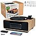 Sistema Stereo HIFI MIC300TT Giradisci 45 33 Giri CD MP3 Bluetooth Radio FM USB 50W - Foto miniatura 1