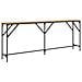 Tavolo Consolle Rovere Artigianale 200x29x75 cm Legno Ingegnerizzato - Foto miniatura 1