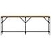 Tavolo Consolle Rovere Artigianale 200x29x75 cm Legno Ingegnerizzato - Foto miniatura 4