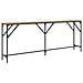 Tavolo Consolle Rovere Artigianale 200x29x75 cm Legno Ingegnerizzato - Foto miniatura 6