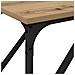Tavolo Consolle Rovere Artigianale 200x29x75 cm Legno Ingegnerizzato - Foto miniatura 7