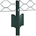 Posti da Recinzione 11 pz U-Channel Verde 120 cm Acciaio - Foto miniatura 6