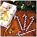 Set Di 6 Ornamenti Natalizi A Forma Di Bastoncino Di Zucchero - Decorazioni Festive Red - Foto miniatura 7