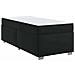 Struttura del letto Nero 100 x 200 cm Pelle sintetica - Foto miniatura 1