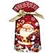 Sacchetti Di Natale Per Dolci Fiocco Di Neve Babbo Natale 12x17cm (confezione Da 50) Sacchetti Regalo Con Coulisse - Foto miniatura 2