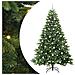 Albero di Natale artificiale con 300 LED Verde 210 cm PE e PVC - Foto miniatura 1