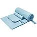 Set di Asciugamani Sportivi 2 pcs Blu Tessuto - Foto miniatura 1